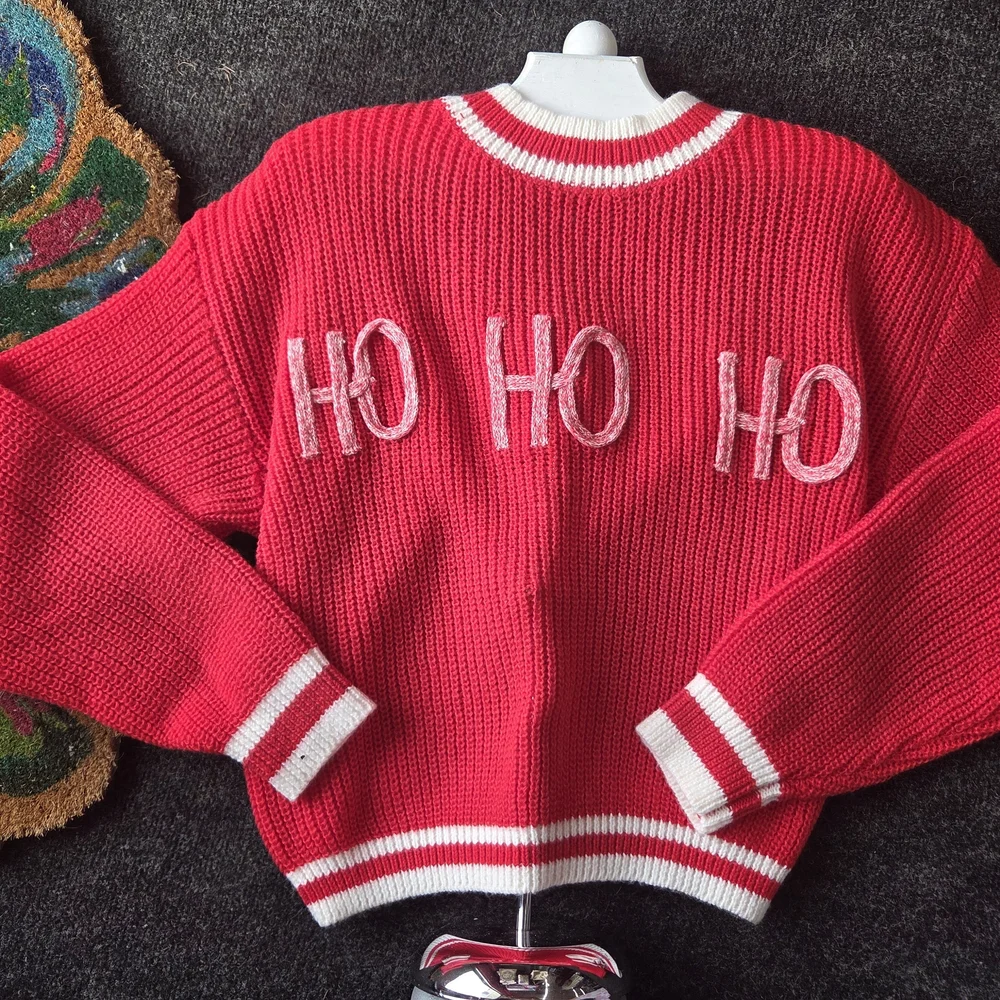 Blu Pepper Red and White Sweater - Picture 1 of 2
